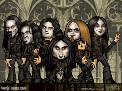 la c un caricature du groupe en entier tro classe